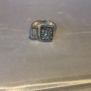 Silpada Crystal Cuff Ring R3404